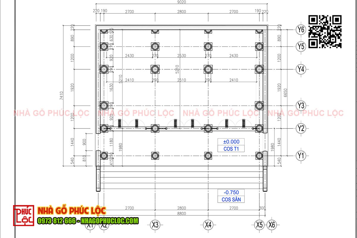  thiết kế nhà 3 gian hiện đại