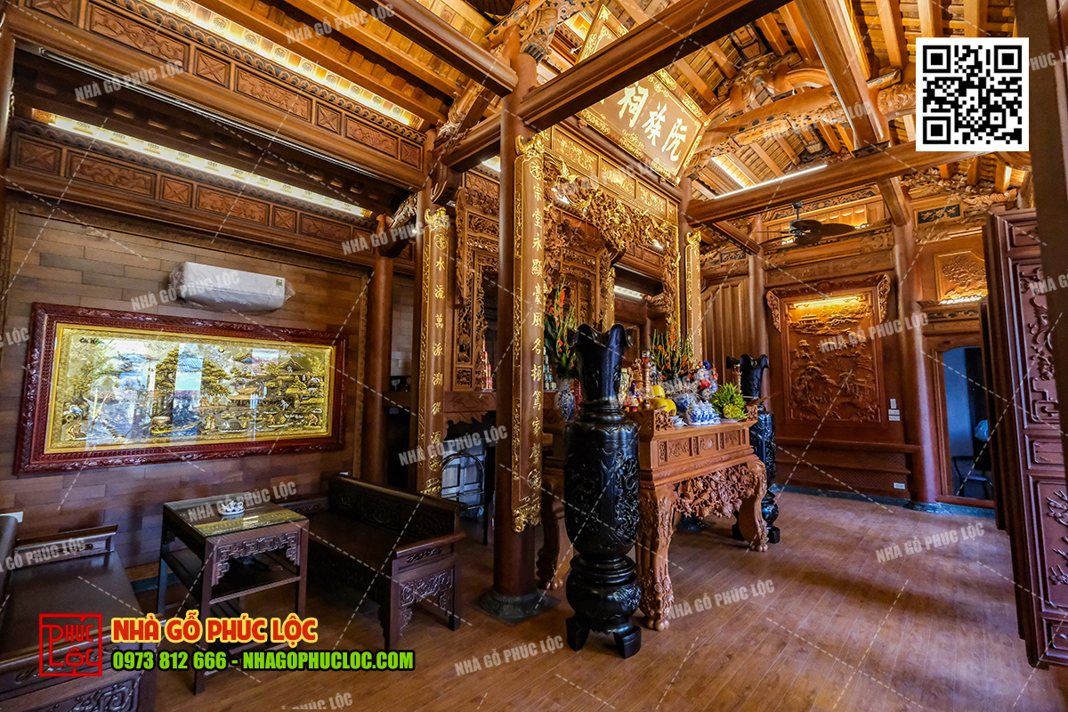 Ưu điểm khi lựa chọn nhà gỗ lim 3 gian