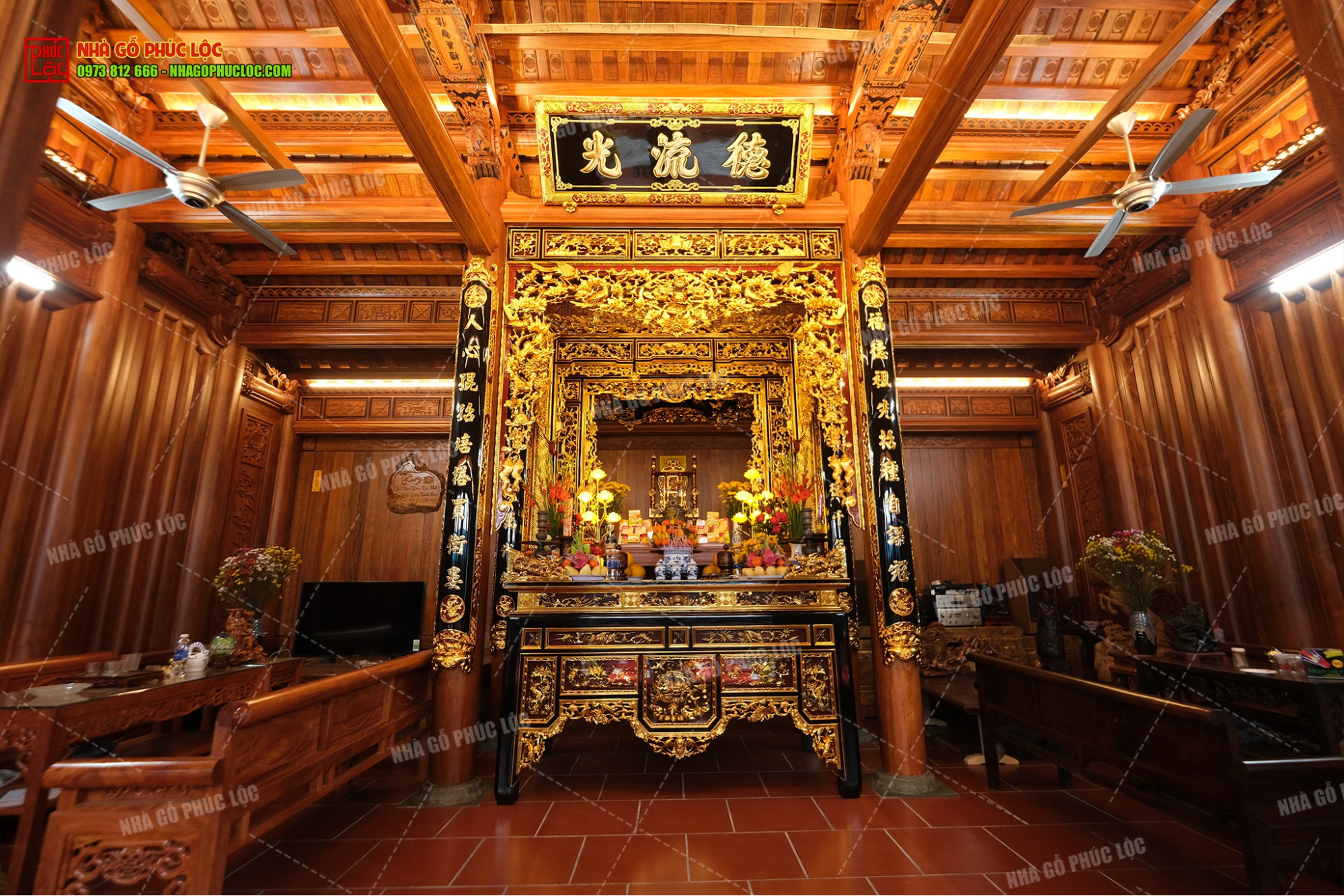 Vai trò của nội thất từ đường trong không gian thờ cúng tổ tiên